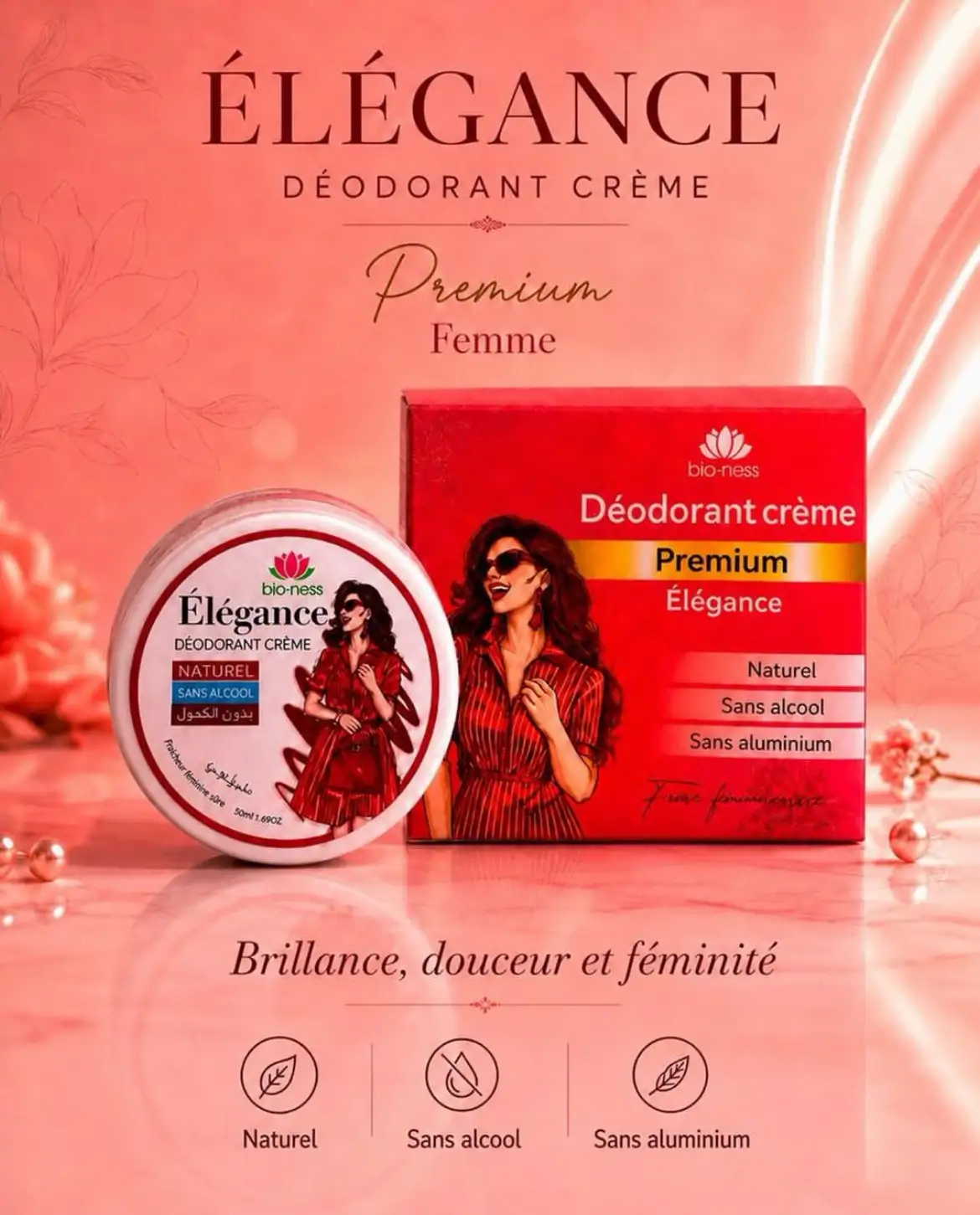 Déodorant crème élégance